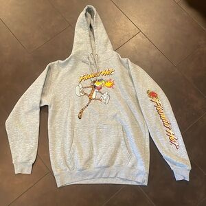 Grey Cheetos Hoodie size large
